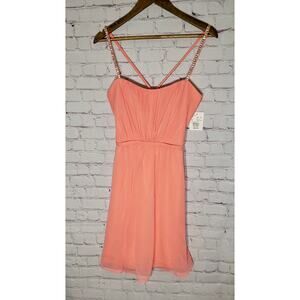 David’s Bridal Dress NWT Coral